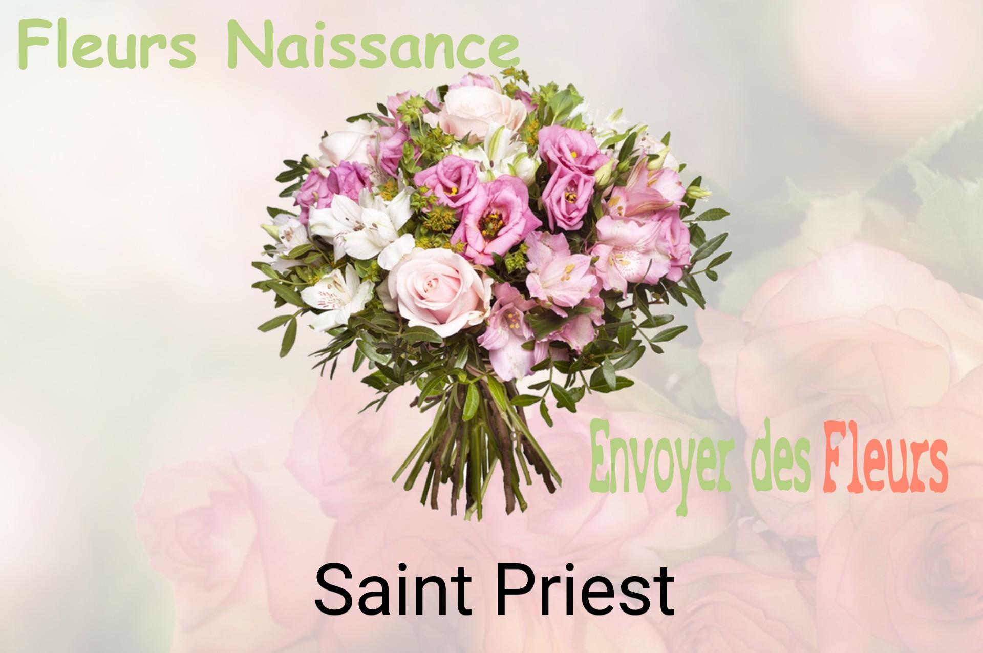 Bouquet de fleurs de naissance livré à Saint-Priest